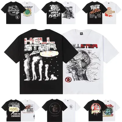 Hellstar T-Shirt Black Graphic Print