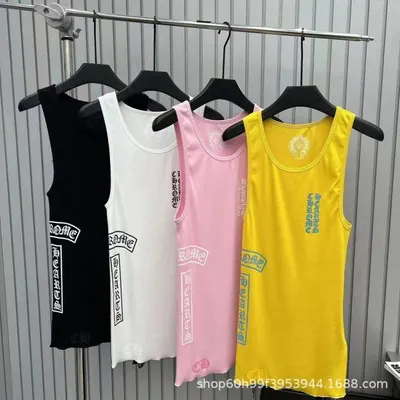 Crome Tank Top Black Casual Sleeveless