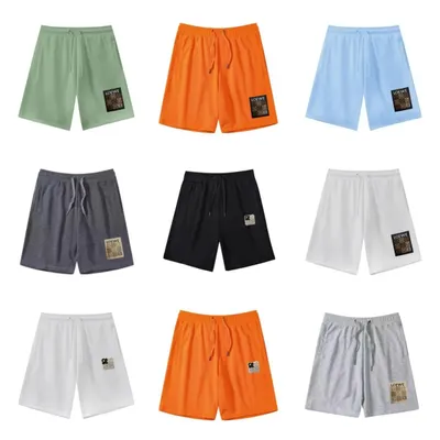 Loewe Logo Patch Shorts Multi Color Casual Pants