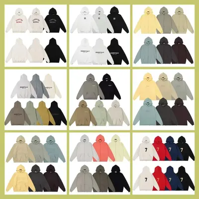 Essentials Hoodie Multi Color Casual Sweatshirt