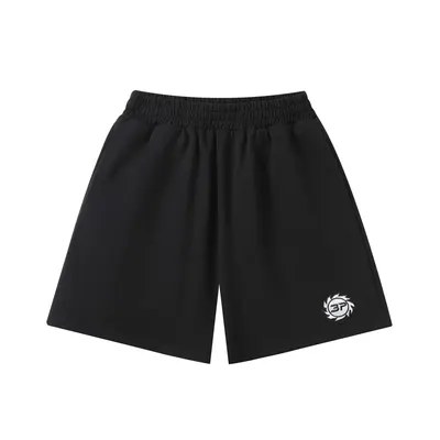 3P Logo Black Athletic Shorts