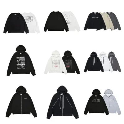 Maison Margiela Hoodie Black Casual Sweatshirt