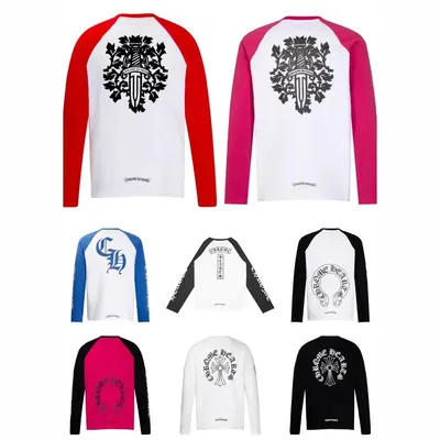 Chrome Hearts Long Sleeve White Graphic T-Shirt