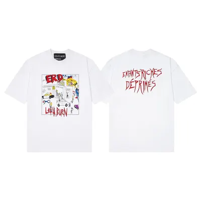 Enfants Riches Deprimes Erd White Graphic T-Shirt