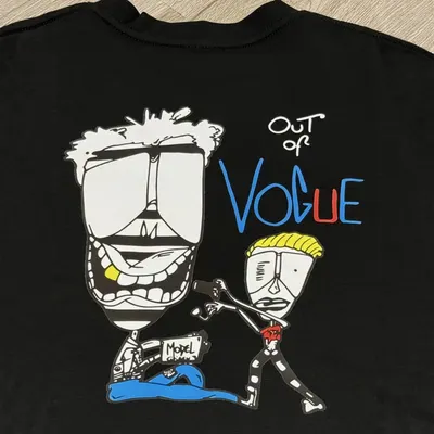 Black Out Of Vogue Graphic T-Shirt