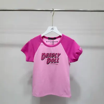 Deadly Doll Pink Graphic T-Shirt