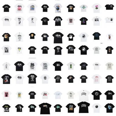 Stussy Classic Black Graphic T-Shirt