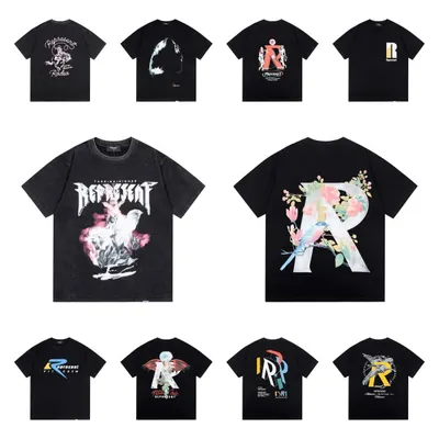 Represent Black Graphic Print T-Shirt