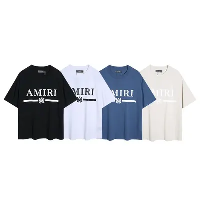 Amiri Logo T-Shirt Black Casual