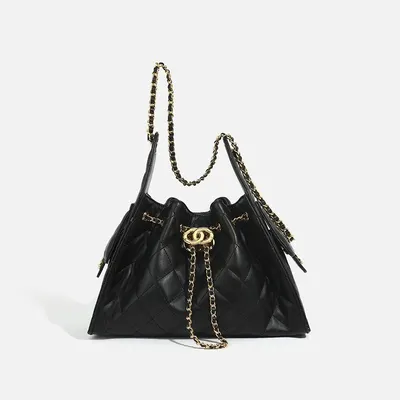 Chanel Classic Black Quilted Shoulder Bag