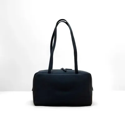Leather Tote Bag Black Classic Style