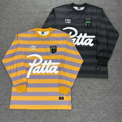 Patta Lobi Libi Yellow And Purple Striped Long Sleeve Jersey