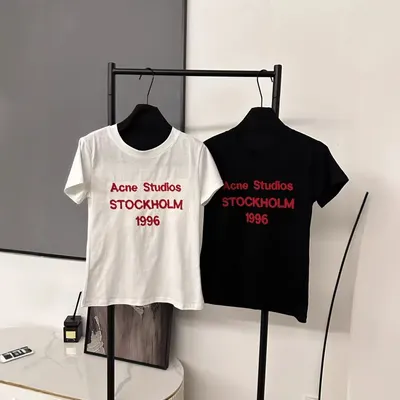 Acne Studios Stockholm 1996 White Casual T-Shirt