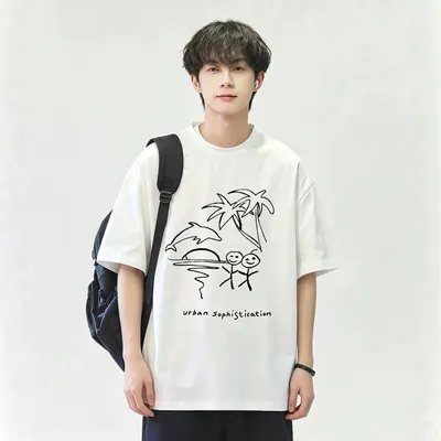 Urban Sophistication T-Shirt White Casual Graphic Tee