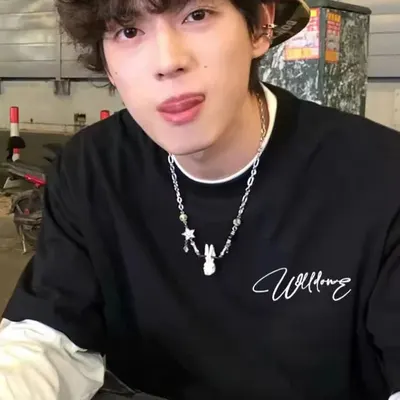 Wildone Black Crewneck Casual T-Shirt