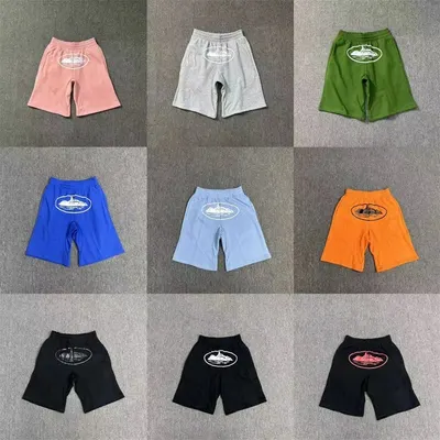 Unisex Cotton Shorts Multicolor Casual Pants