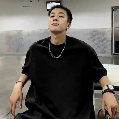 Basic Black Oversized Casual T-Shirt