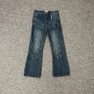 Coco Jeans Dark Blue Flared Denim Pants