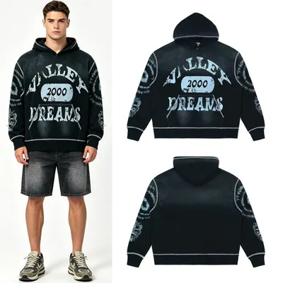 Valley 2000 Dreams Black Hoodie