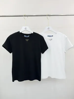Prada Basic T-Shirt Black White Casual